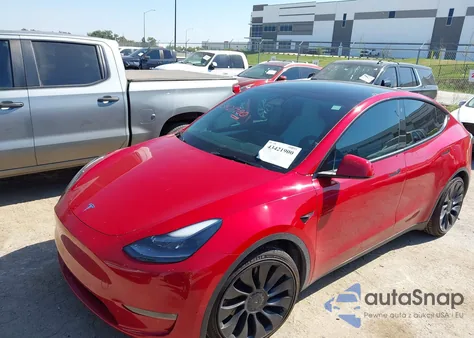 2023 Tesla Model Y Performance Dual Motor All-Wheel Drive from USA, damaged, VIN 7SAYGDEF9PF688307